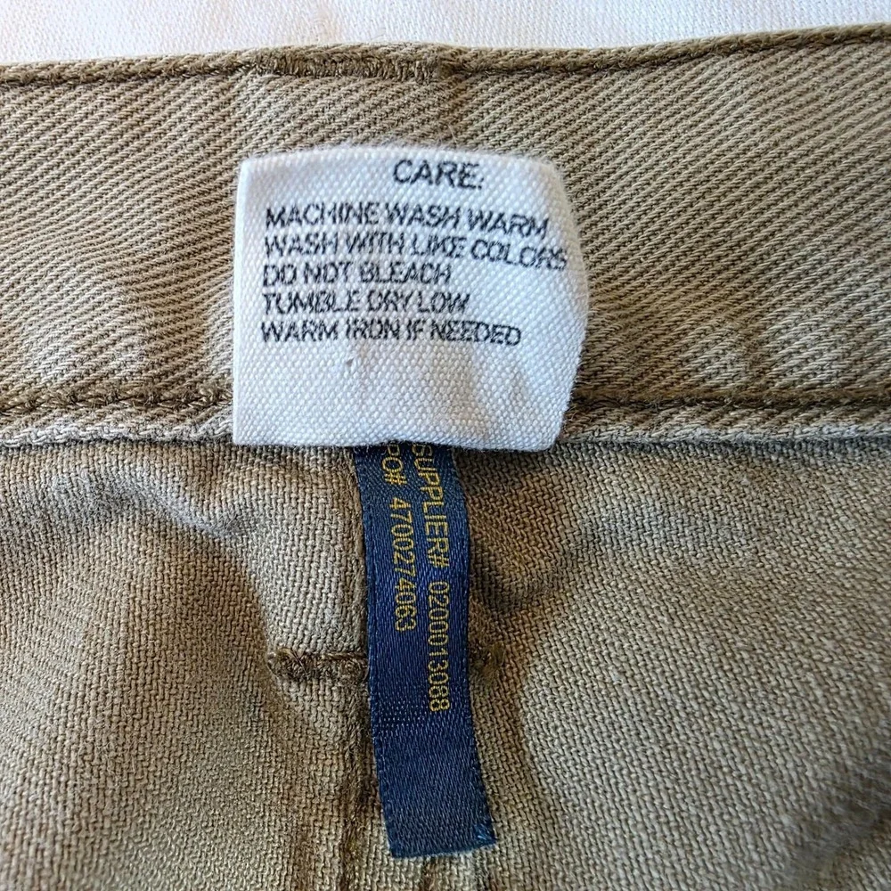 Polo Ralph Lauren Classic 867 Khaki Jeans Men's 40x31 Cotton Straight Fit Cotton